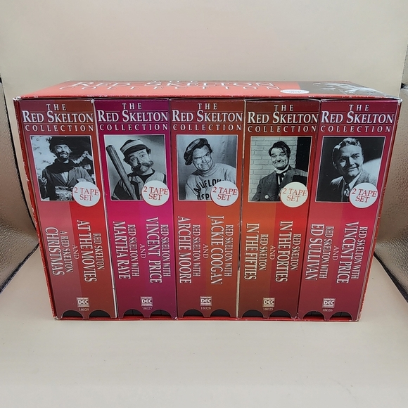 The Red Skelton Collection 10 Tape VHS 1996 Comedy TV Series - Picture 2 of 3